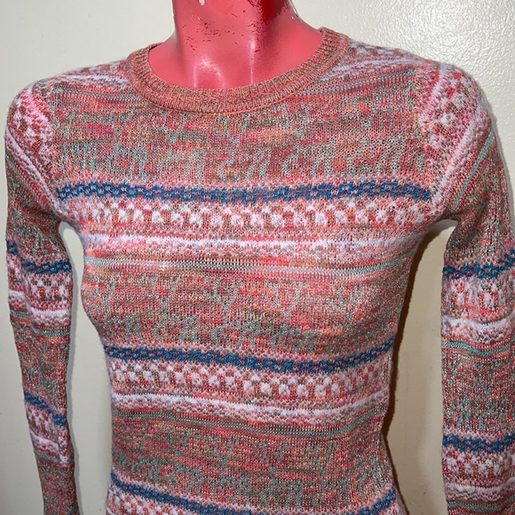 A n t h r o p o l o g i e • Sparrow fair isle vintage sweater - Picture 9 of 10